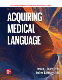 Cover image: Acquiring Medical Language 3rd edition 9781265246136