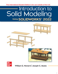 Imagen de portada: ISE eBook Online Access for Introduction to Solid Modeling Using SolidWorks 2021 18th edition 9781265148256