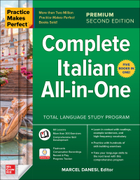 Cover image: Practice Makes Perfect: Complete Italian All-in-One, Premium 2nd edition 9781265764937