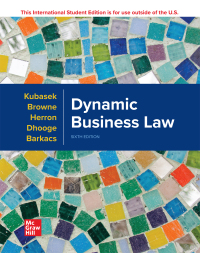 Imagen de portada: Dynamic Business Law 6e 6th edition 9781265040673