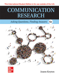 表紙画像: Communication Research: Asking Questions Finding Answers 6th edition 9781265240714