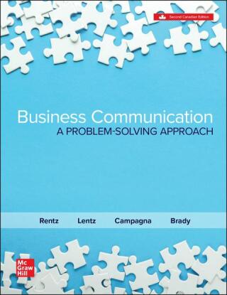 Cover image: (CANADIAN EDITION) Business Communication: A Problem Solving Approach 2nd edition 9781264834709
