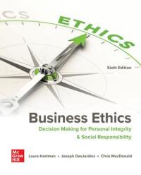 Cover image: Business Ethics 6th edition 9781265322724