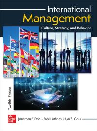 Cover image: International Management: Culture, Strategy, and Behavior 12th edition 9781266061318