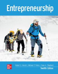 Cover image: Entrepreneurship 12th edition 9781265332259