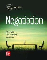 Cover image: Negotiation 9th edition 9781265608750
