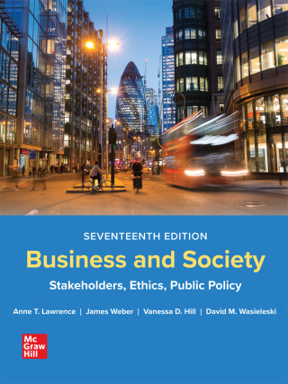 Cover image: Business and Society 17th edition 9781264080915