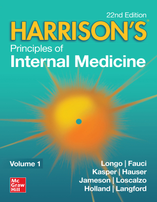 Cover image: Harrison's Principles of Internal Medicine (Vol.1 & Vol.2) 22nd edition 9781265979317
