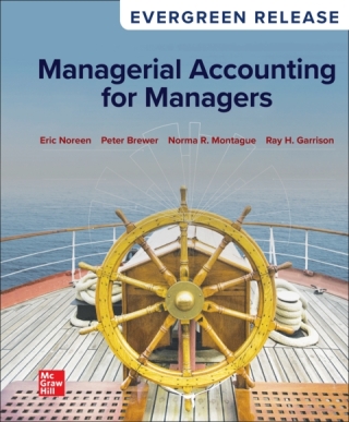 Cover image: Managerial Accounting for Managers: 2025 Release 6th edition 9781265313920
