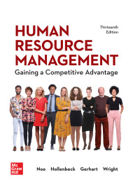 Cover image: Human Resource Management: Gaining a Competitive Advantage 13th edition 9781264188895