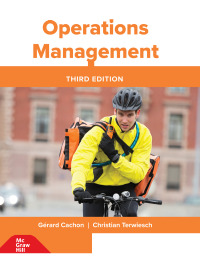 Cover image: Operations Management 3rd edition 9781264098361
