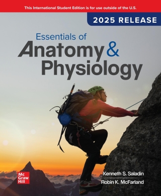 Cover image: Essentials of Anatomy & Physiology: 2025 Release ISE 4th edition 9781265219475