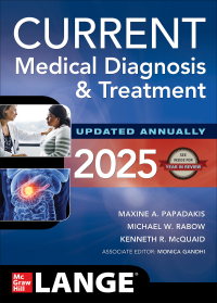 Cover image: CURRENT Medical Diagnosis and Treatment 2025 64th edition 9781266266232