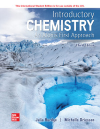 Imagen de portada: ISE Introductory Chemistry: An Atoms First Approach 5th edition 9781266137075