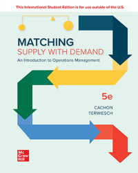 Titelbild: ISE Matching Supply with Demand: An Introduction to Operations Management 5th edition 9781266156649