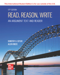 Imagen de portada: ISE Read, Reason, Write 13th edition 9781266222016