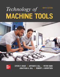 Cover image: Technology Of Machine Tools 9th edition 9781266665356