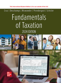 Cover image: Fundamentals of Taxation 2024 Edition ISE 17th edition 9781266181351
