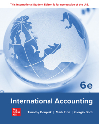 Cover image: ISE International Accounting 6th edition 9781266203893