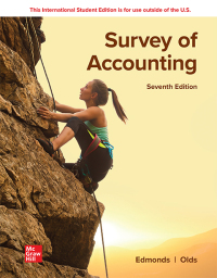 Cover image: ISE Survey of Accounting 7th edition 9781266211393