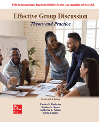 Cover image: ISE Ebook Online Access For Effective Group Discussion: Theory And Practice 16th edition 9781266226373