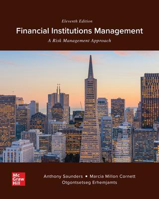 Cover image: Financial Institutions Management: A Risk Management Approach 11th edition 9781264413041