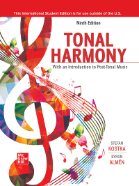 Cover image: ISE Tonal Harmony 9th edition 9781266276750