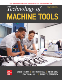 Cover image: ISE Technology Of Machine Tools 9th edition 9781266277474
