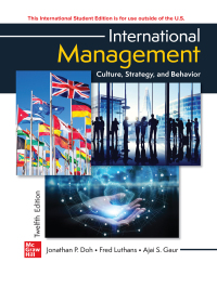Imagen de portada: ISE Ebook For International Management: Culture Strategy And Behavior 12th edition 9781266097904