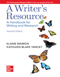 Titelbild: ISE A Writer's Resource, Student Edition 7th edition 9781266098772