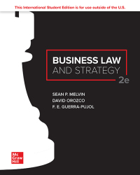 Imagen de portada: ISE Business Law and Strategy 2nd edition 9781266112157