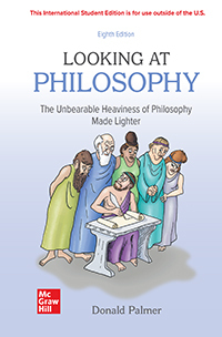 Omslagafbeelding: ISE Looking At Philosophy: The Unbearable Heaviness of Philosophy Made Lighter 8th edition 9781266118678