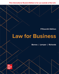 Titelbild: ISE Law for Business 15th edition 9781266084010