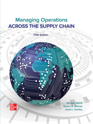 Cover image: Managing Operations Across the Supply Chain 5th edition 9781264098392
