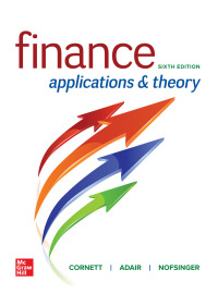 Cover image: Finance: Applications and Theory 6th edition 9781264101580