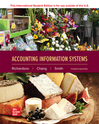 Imagen de portada: Accounting Information Systems ISE 4th edition 9781266188350