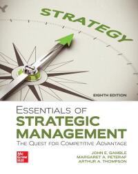 Cover image: Essentials of Strategic Management: The Quest for Competitive Advantage 8th edition 9781264124336
