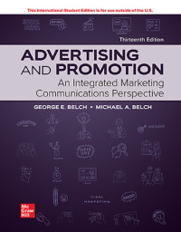 صورة الغلاف: Advertising and Promotion ISE 13th edition 9781266090608
