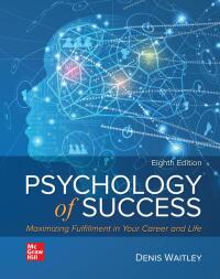 Cover image: Psychology of Success: Maximizing Fulfillment in Your Career and Life 8th edition 9781260262506