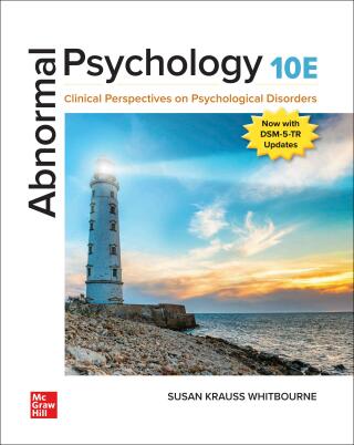 Cover image: Abnormal Psychology: Clinical Perspectives on Psychological Disorders 10th edition 9781265407988