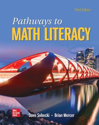 Cover image: Pathways to Math Literacy 3rd edition 9781266579134