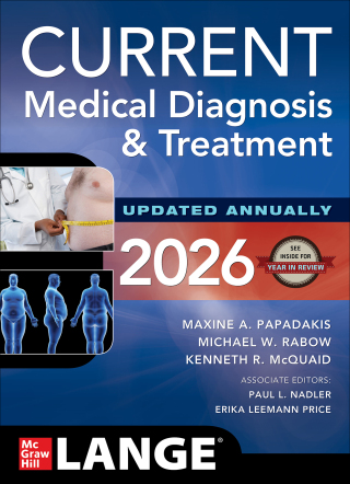 Cover image: CURRENT Medical Diagnosis and Treatment 2026 65th edition 9781266135545