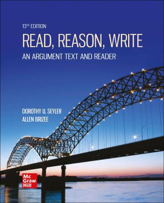 Cover image: Read, Reason, Write, 13th Edition 13th edition 9781264455041