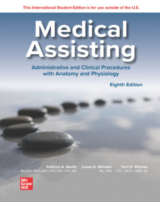 Cover image: Medical Assisting: Administrative and Clinical Procedures ISE 8th edition 9781266289538