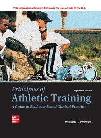 Cover image: Principles of Athletic Training: A Guide to Evidence-Based Clinical Practice ISE 18th edition 9781266758850