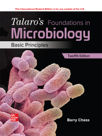 Cover image: ISE Talaro's Foundations in Microbiology Basic Principles 12th edition 9781266786518