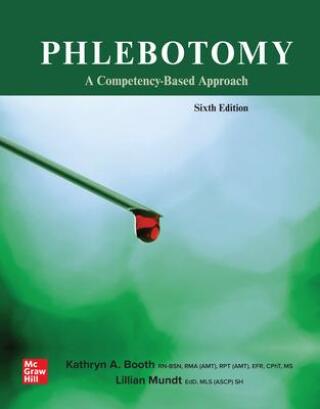 Cover image: Phlebotomy 6th edition 9781264156269