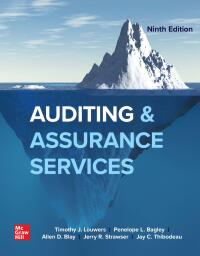 Cover image: Auditing & Assurance Services 9th edition 9781266796852