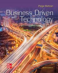 Cover image: Business Driven Technology 10th edition 9781266609077