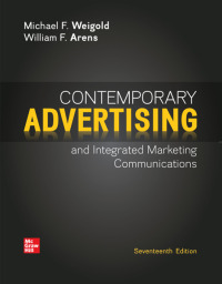 Cover image: Contemporary Advertising 17th edition 9781266128882